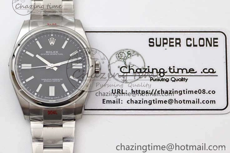 Dial A2824 Oyster Edition Best EWF Steel 124300 Black 41mm on Perpetual SS Bracelet 904L 1:1 0504